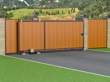 Откатные ворота Doorhan Золотой дуб